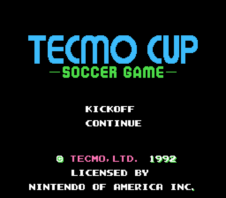 Tecmo Cup - Soccer Game -ss1.png
